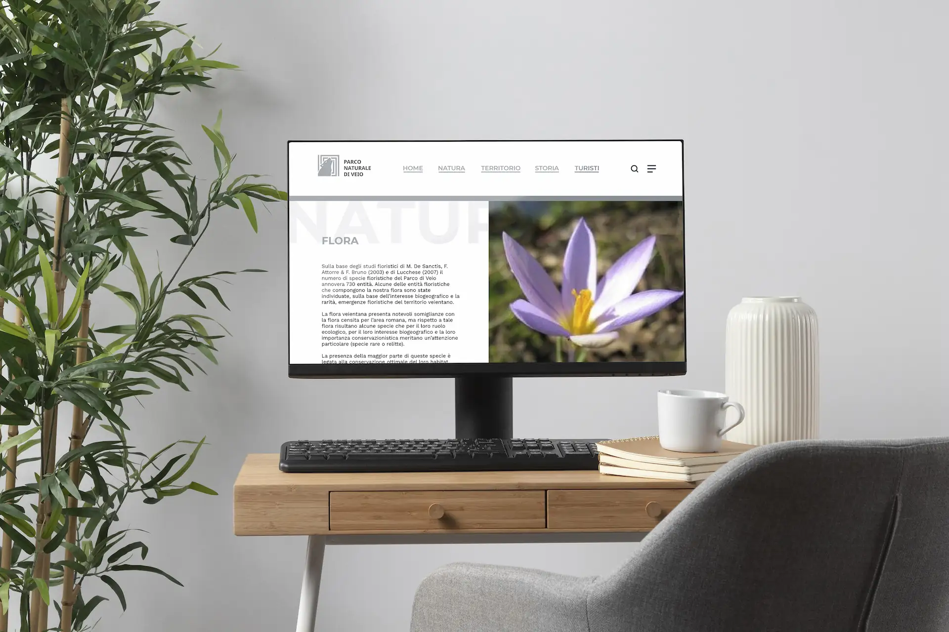 Parchi Regionali — Sito web desktop