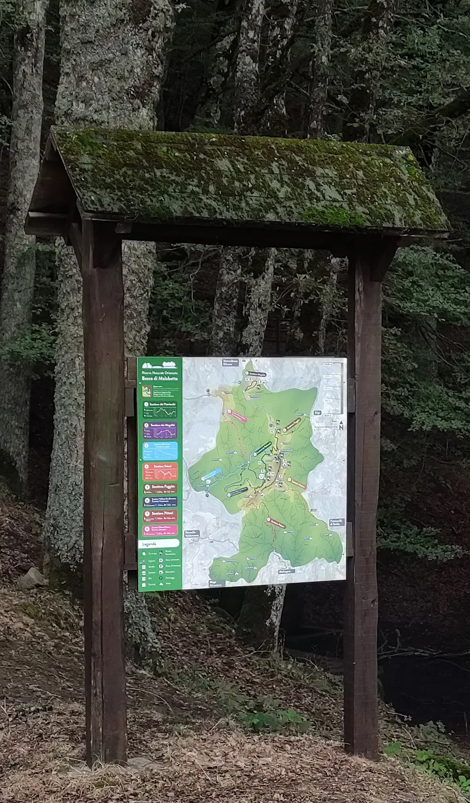 Riserve — Mappa Malabotta campo
