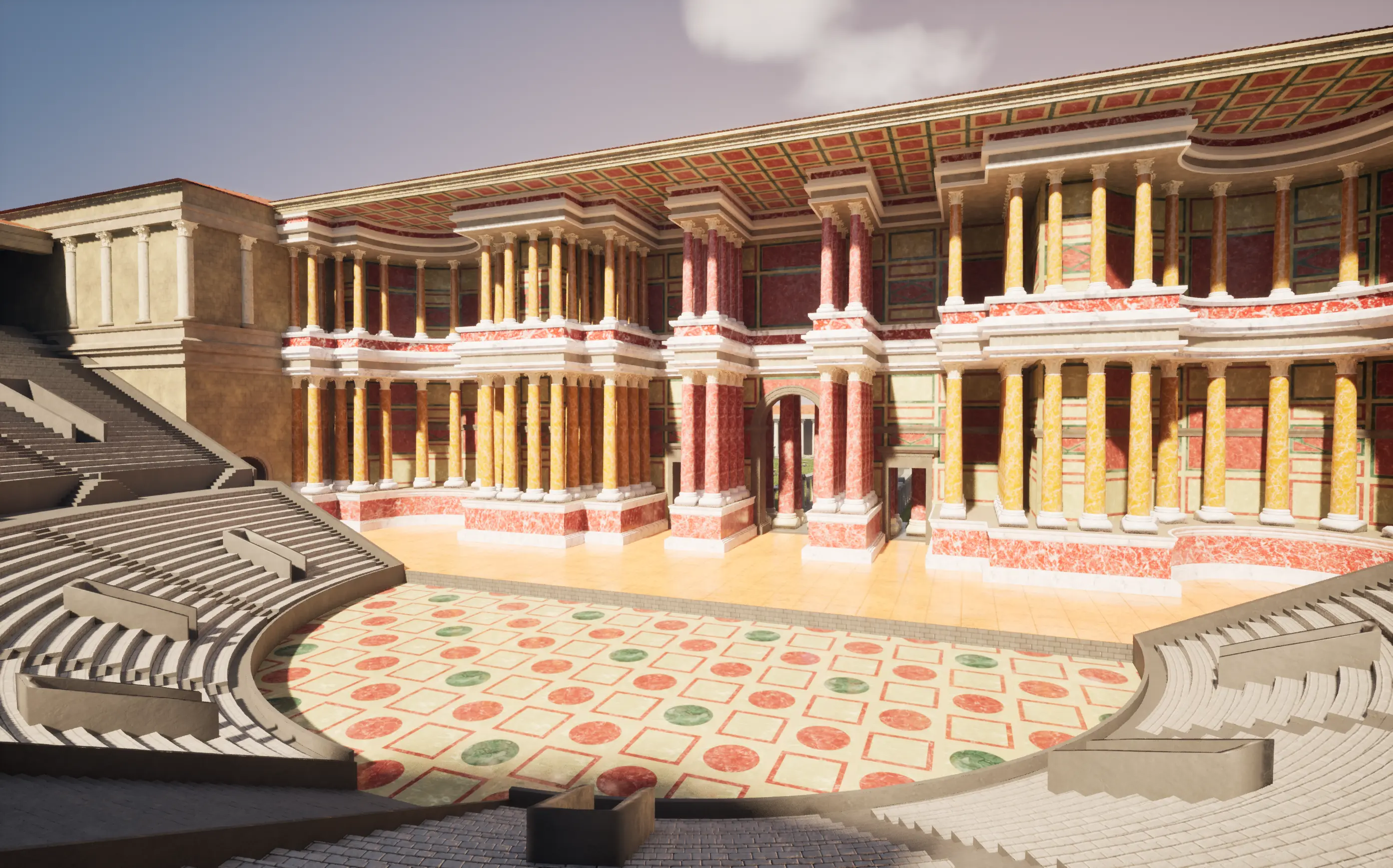 Teatro di Pompeo — cavea